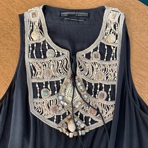 All Saints Silk Maxi dress